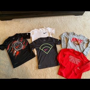Little boys nike shirt lot